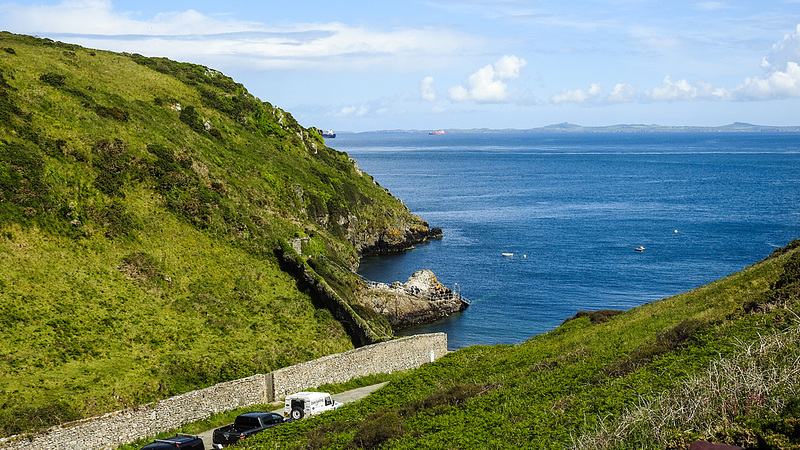 20190609 4860CPw [R~GB] Bootsanleger zur Insel Skomer, Deer Park, Pembrokeshire, Wales