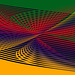 Yellow blue red green gradient corner 2 corner x2