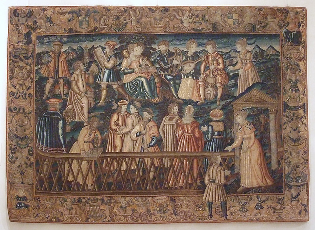 The Garden of False Learning Tapestry in the Metropolitan Museum of Art, January 2011