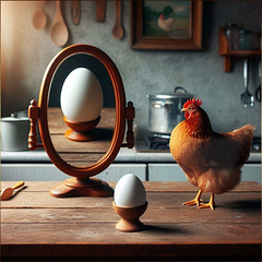 Chicken or egg ❓️ Chicken or egg ❓️