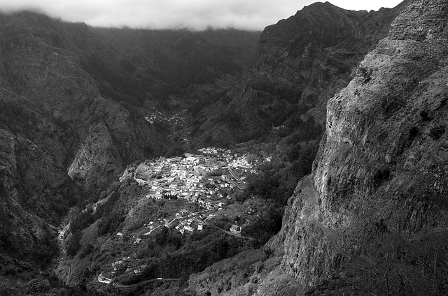 In the mountains on Madeira Island