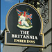 Britannia pub sign