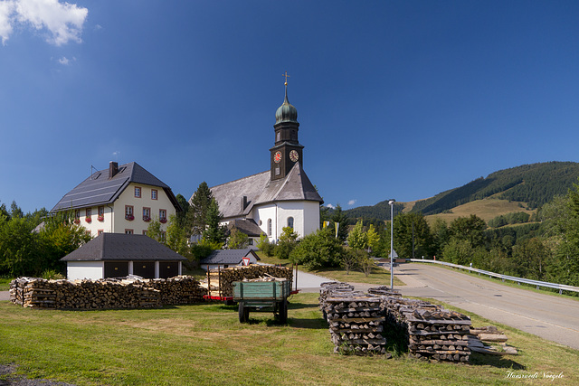 Kirche von Bernau im Schwarzwald
