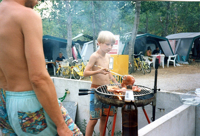 Früh übt sich wer ein Meister werden will Marina di Bibbona 1999