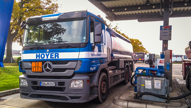 Lower Saxony, Celle, Mercedes Actros 3