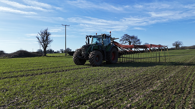 Tractors are back after winter