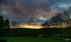 We could be in for a bit of a wild morning judging by these dawn skies