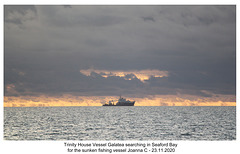 Trinity House Vessel Galatea - Seaford Bay - 23 11 2020