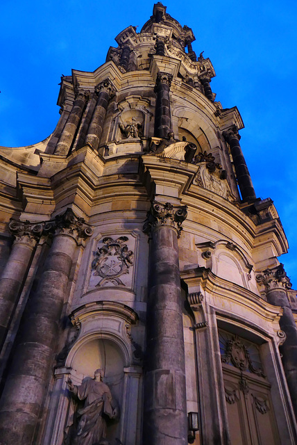 Turm der Schlosskirche Dresden (PiP)