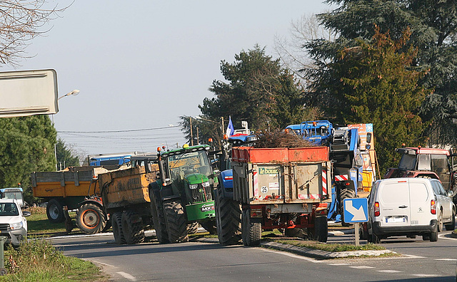 Janvier 2024, mobilisation des agriculteurs