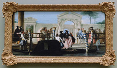 Departure of the Gondola by Tiepolo in the Metropolitan Museum of Art, January 2022