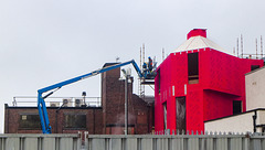 Construction of the New Dumbarton Library