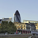 The Gherkin at Sunset – Viewed from Tower Hill, London, England