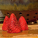 Three Strawberries