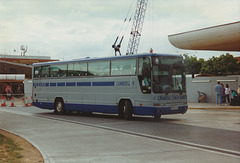 Cambridge Coach Services M306 BAV at Heathrow - 2 July 1996
