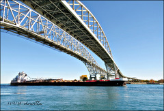 "Sam Laud" under the Blue Water Bridge