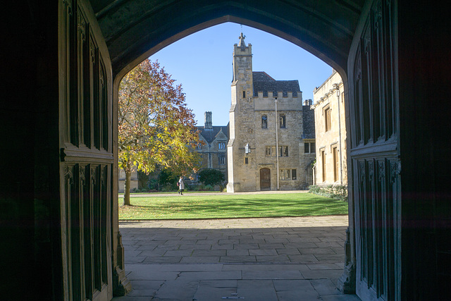Doorway, Magdalen College