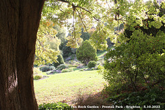 The Rock Garden a first glimpse - Preston Park - Brighton - 5 10 2023
