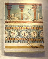 Three Column Shrine Fresco