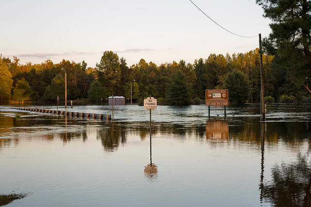 No Fishing in Parking Lot