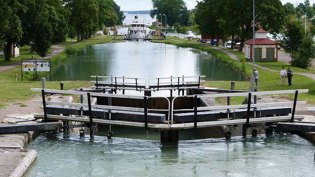 Schleusen am Göta-Kanal