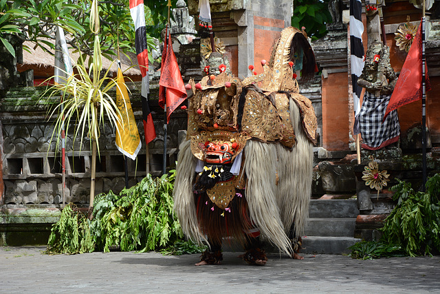 Indonesia, Scene from the Barong Dance, the Main Hero Appeared