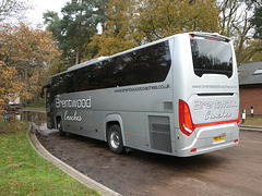 Brentwood Coaches YR17 RJJ at the Barton Mills Picnic Area (A1065) - 11 Dec 2021 (P1100179)