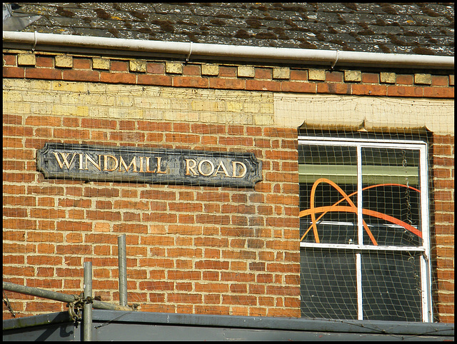 Windmill Road street sign