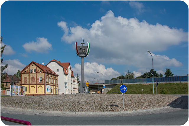 (253/365) Kreisverkehr an der "Wiener Spitze" in Werdau