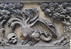 st mary's church,  lambeth, 1853 copy of john tradescent +1662 tomb, with female seven headed dragon watching over a skull