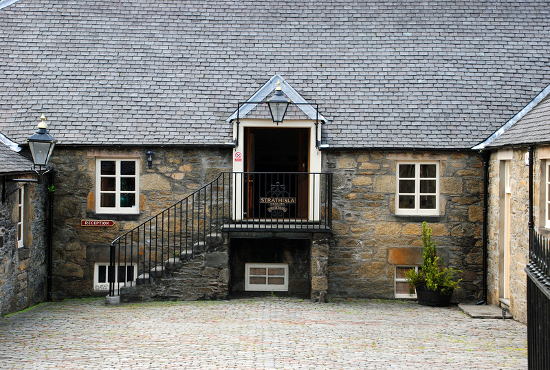 Der Zaun bei Strathisla Distillery