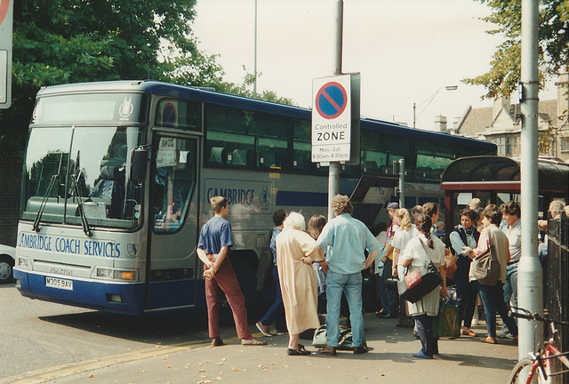 Cambridge Coach Services M305 BAV at Cambridge - 20 Aug 1995 Cambridge Coach Services M305 BAV at Cambridge - 20 Aug 1995