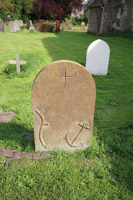 Memorial to Captain Roger Wykes Sneyd, Wissett Churchyard, Suffolk