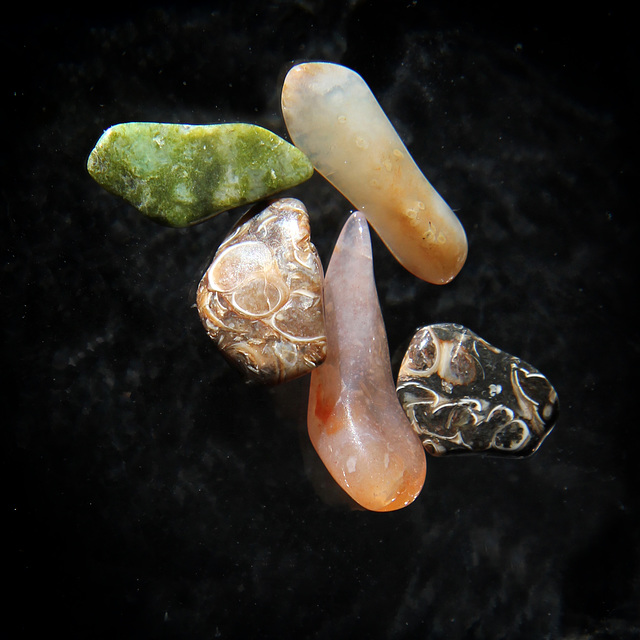 Polished stones for Macro Monday