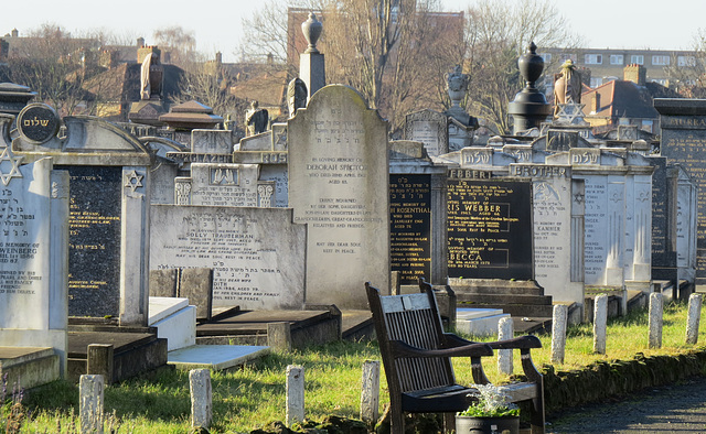jewish cemetery, montagu rd., tottenham park, london