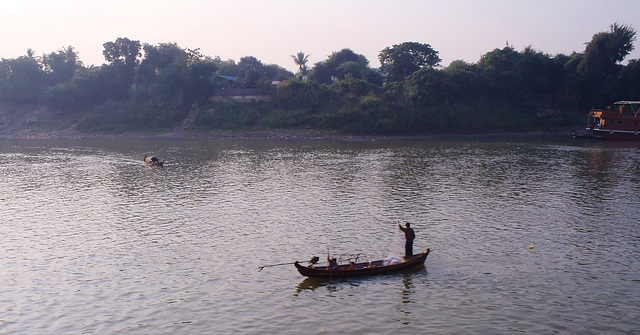 cruising down the Ayeyarwady