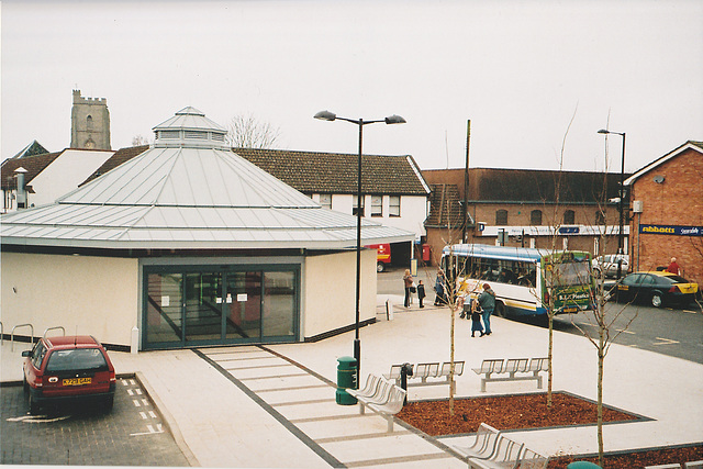 Mildenhall bus station - Mon 13 Feb 2006