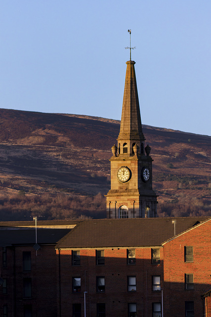 Riverside Parish Church at Sunset