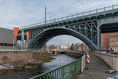 Chemnitz-Viadukt, Südseite