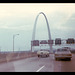 Interstate 70 East approaches Exit 250B, Memorial Drive, Downtown exit (1979)