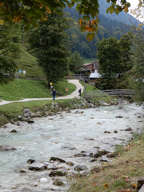 Gebirgsfluss in Ramsau