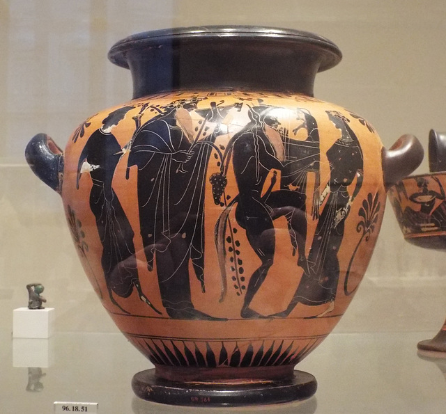 Terracotta Stamnos Attributed to the Group of Louvre F314 in the Metropolitan Museum of Art, January 2023