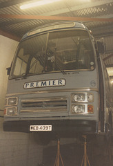 Cambridge Coach Services WEB 409T at Waterbeach - 28 Oct 1990