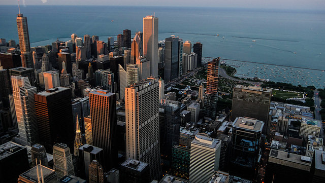Chicago sunset...