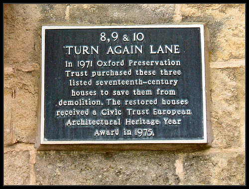 Turn Again Lane preservation