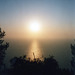 Sonnenuntergang über dem Golf von Genau bei Rocco di Populonia 1999