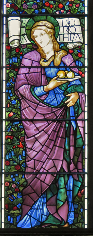 c19 morris glass at brampton church, cumbria