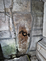 radbourne church, derbs; cross slab tomb, perhaps c12