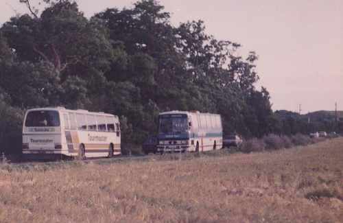 ipernity: Coaches on the old A11 at Barton Mills – 15 Jul 1984 (X841-19 ...