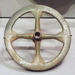 Miniature Chariot Wheel in the Boston Museum of Fine Arts, January 2018